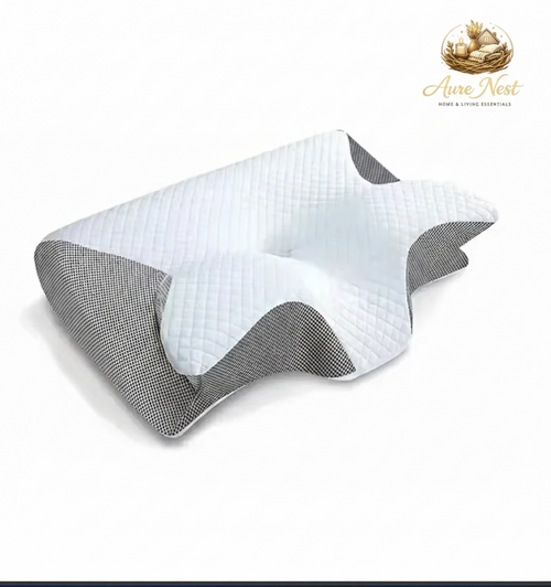 Aure Nest™ - Orthopedic Memory Foam Butterfly Pillow – Ergonomic Cervical Support for Neck & Shoulder Pain Relief