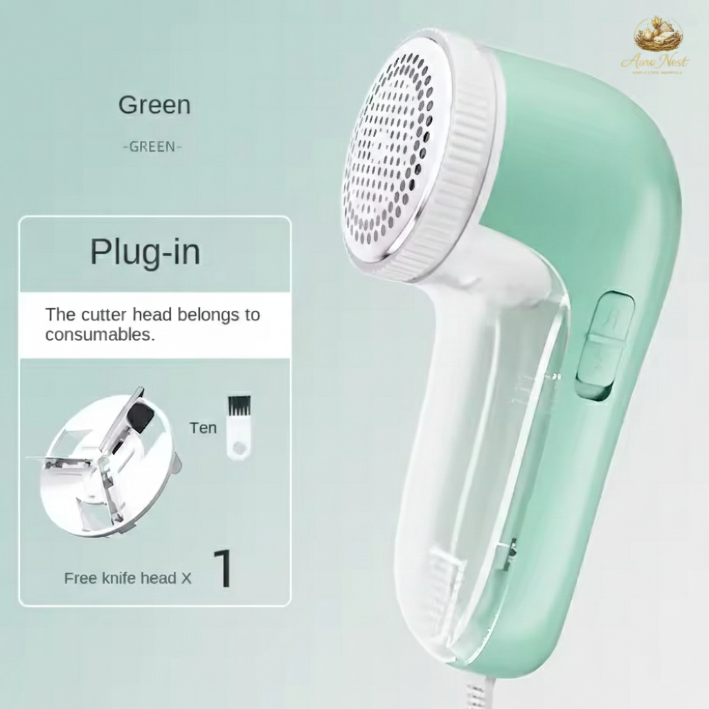 AureNest™-Pro-Glide Electric Fabric Shaver & Lint Remover – Portable Clothes Reviver