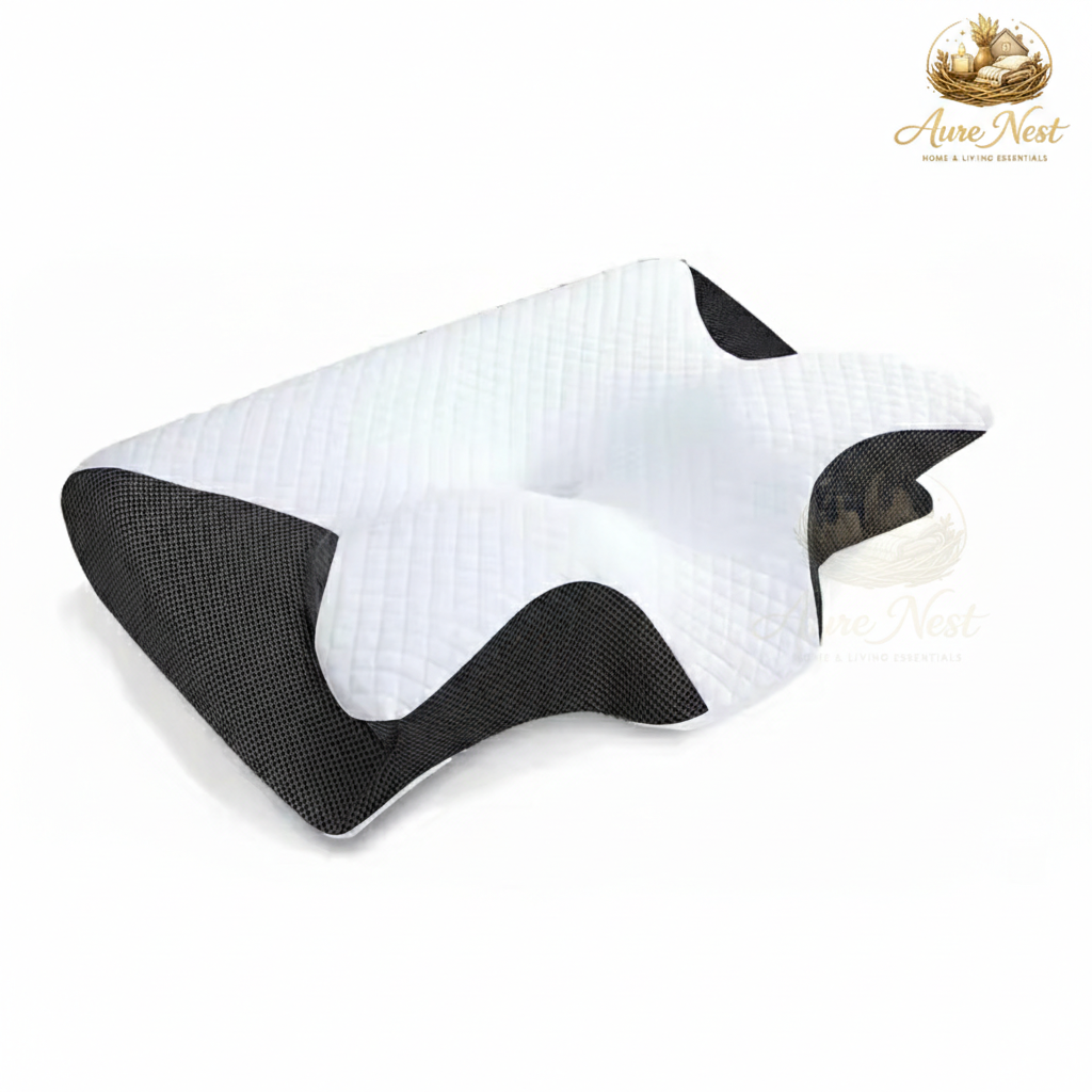 Aure Nest™ - Orthopedic Memory Foam Butterfly Pillow – Ergonomic Cervical Support for Neck & Shoulder Pain Relief
