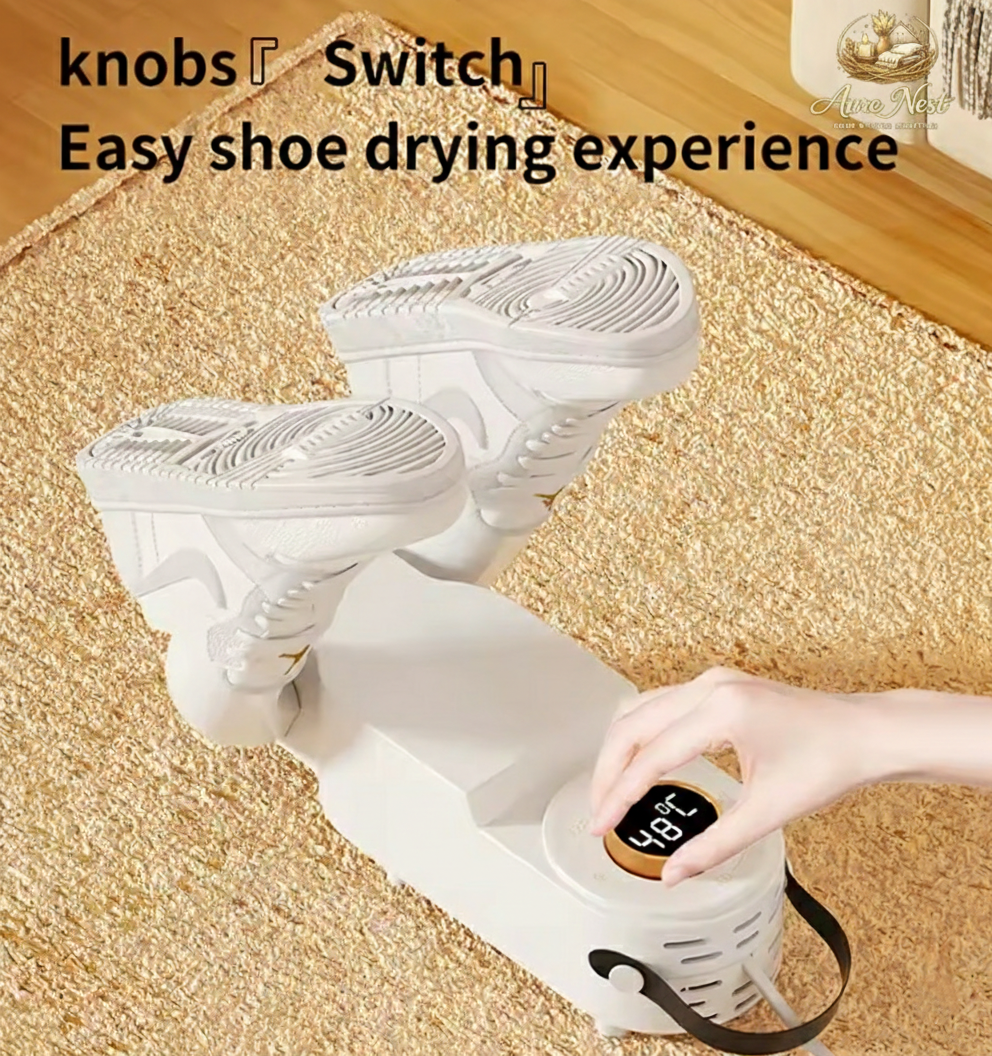 AureNest™-Smart Shoe Dryer & Deodorizer with Adjustable Timer