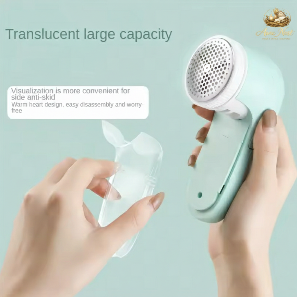 AureNest™-Pro-Glide Electric Fabric Shaver & Lint Remover – Portable Clothes Reviver